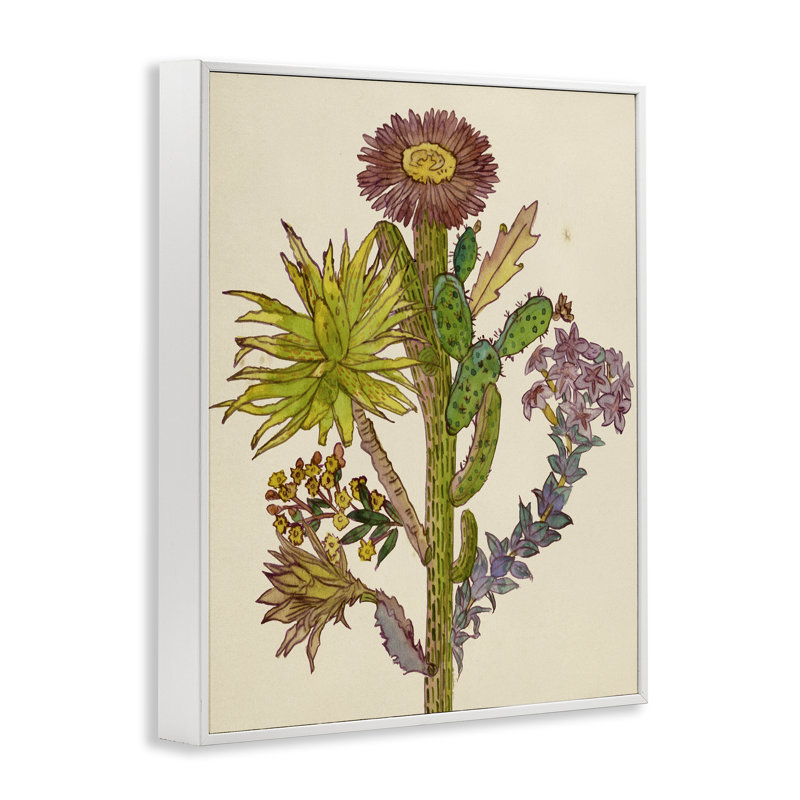 Neon Desert Blooms, estampe numérique, design par Melissa Wang, H 30 po x l 24 po