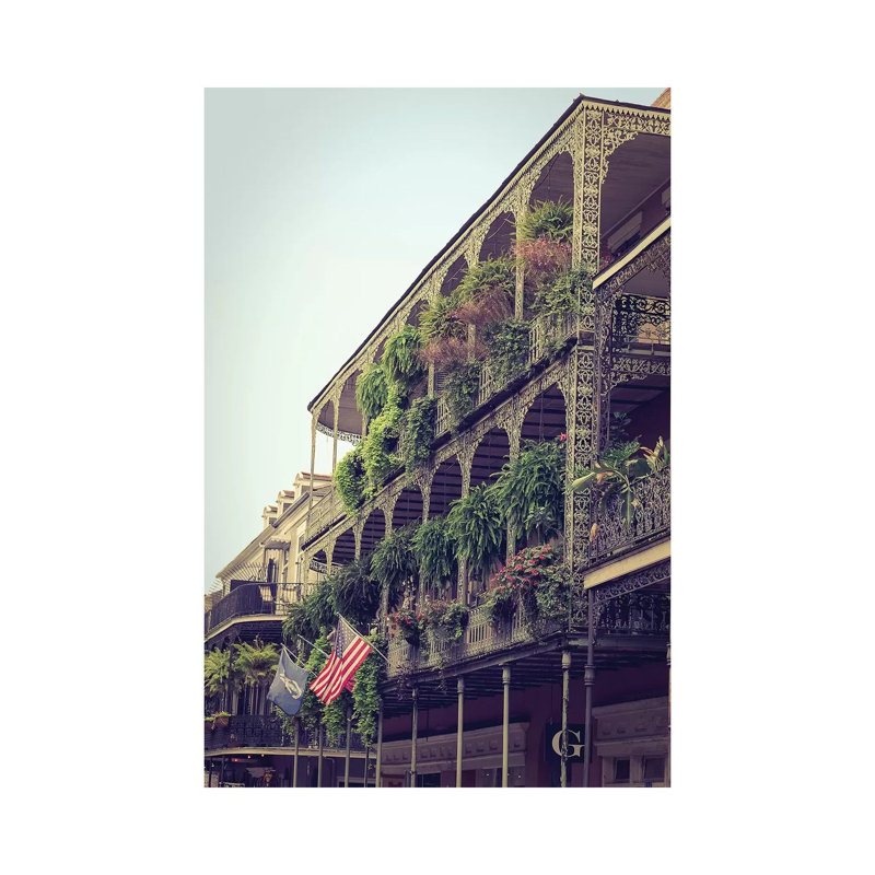 French Quarter New Orleans by Ann Hudec - Wrapped Canvas Print, 66.04 cm H x 45.72 cm W x 1.91 cm D