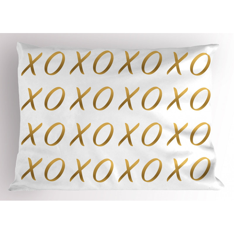 Taie décorative xo, Simple