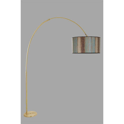 Lampe sur pied réglable avec corps en métal, finition chrome mat, 61,0 x 88,6 pouces | Douille E27, 40 W maximum | Design élégant et glamour, parfait pour le salon et la chambre à coucher | Hauteur réglable de 61,0 à 87,0 pouces