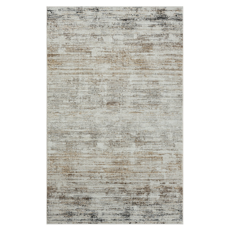 Dark Gray/Light Gray Rug, Rectangle 6' x 9'