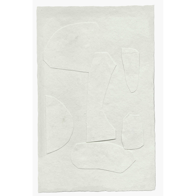 «Paperwork II» par Melissa Wang - reproduction d'art sur toile tendue, H 30 po x l 20 po x P 1,25 po