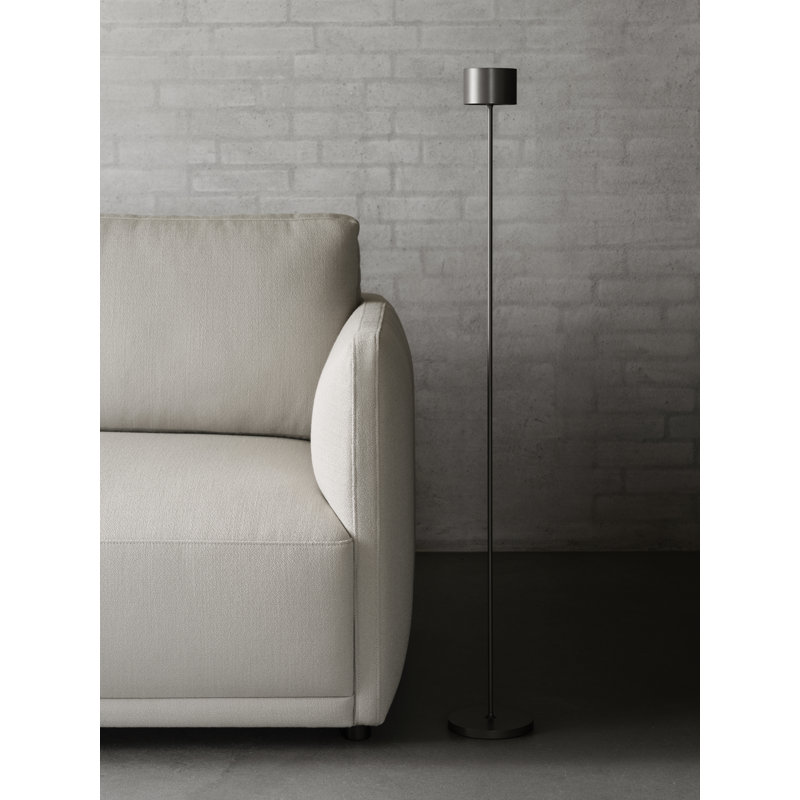 Farol 45" LED Floor Lamp, Burned Metal, Burned Metal