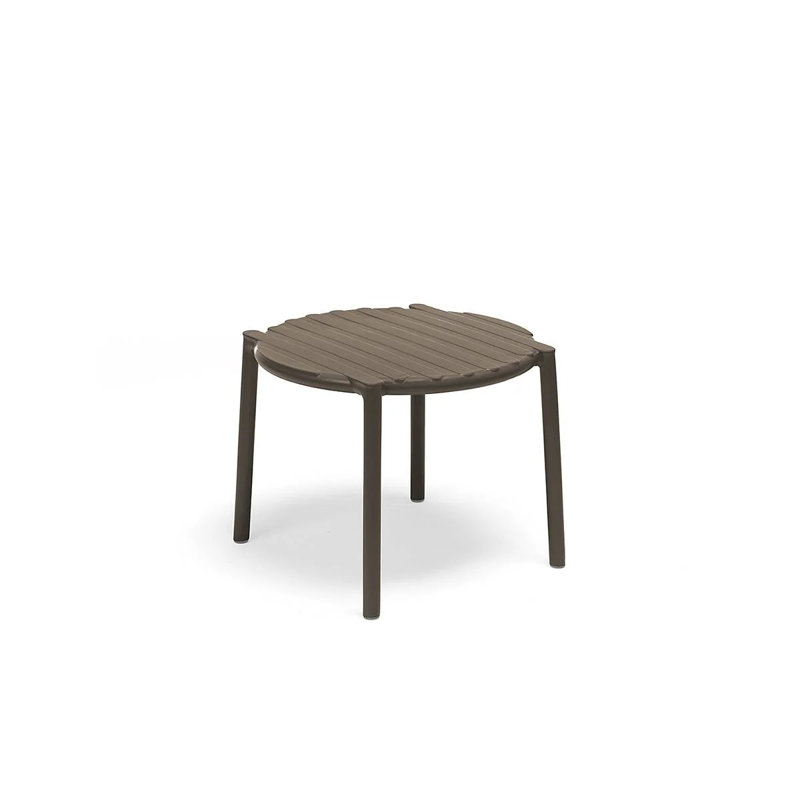 Doga Outdoor Round Bistro Table, Tobacco
