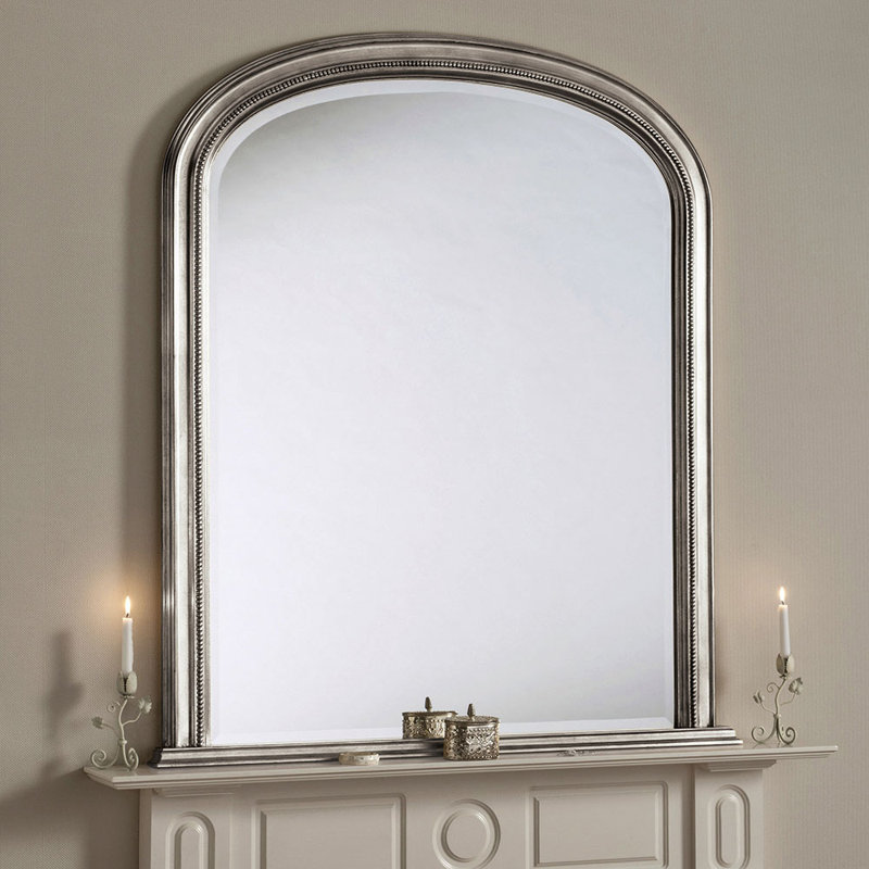 Burgett Glass Wall Mirror, Silver
