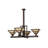 Kidsgrove 4 - Light Dimmable Square / Rectangle Chandelier-1577843194