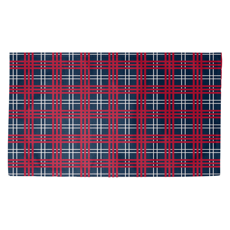 Plaid Indoor Rug, Rectangle 2' x 3'