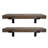 2 Piece Oak Bracket Shelf-94467147