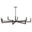 Ezra 8 - Light Steel Dimmable Chandelier-1048700613