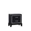 Table de chevet 2 tiroirs Livingston avec prises CA / USB