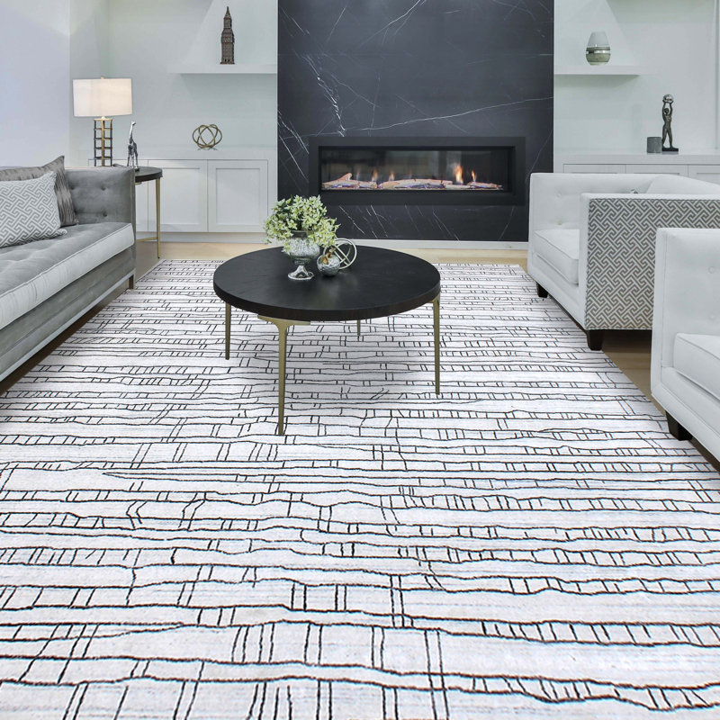 Abstract Area Rug, Rectangle 9' x 12'