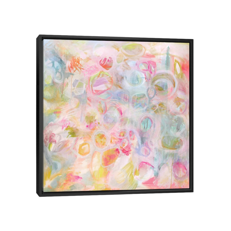 «Pull The Thread» par Stephanie Corfee, impression sur toile, H 18 po x l 18 po x P 1,5 po, Toile encadrée noire