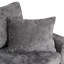 Canapé-lit 112,2 po avec canapé-lit escamotable avec repose-pieds avec rangement, trois coussins et dispositifs de chargement pour le salon, gris-741020022