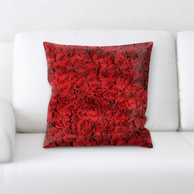 Microsuede Reversible Throw Pillow