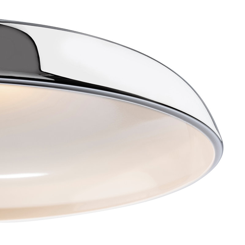 1 - Light Dome Pendant, Chrome