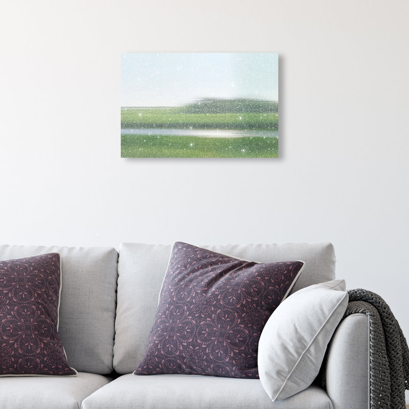 Velocity Meadow II Print by Oliver Gal, 10"H x 15"W, Gallery Wrapped