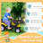 Kids Manual Pedal Ride-On Excavator With Front Loader Digger, Ride-On Tractor For 3 Year Old, Yellow