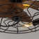 20.4" Bloneva Farmhouse Caged Ceiling Fan with Light Kit and Remote Control Included