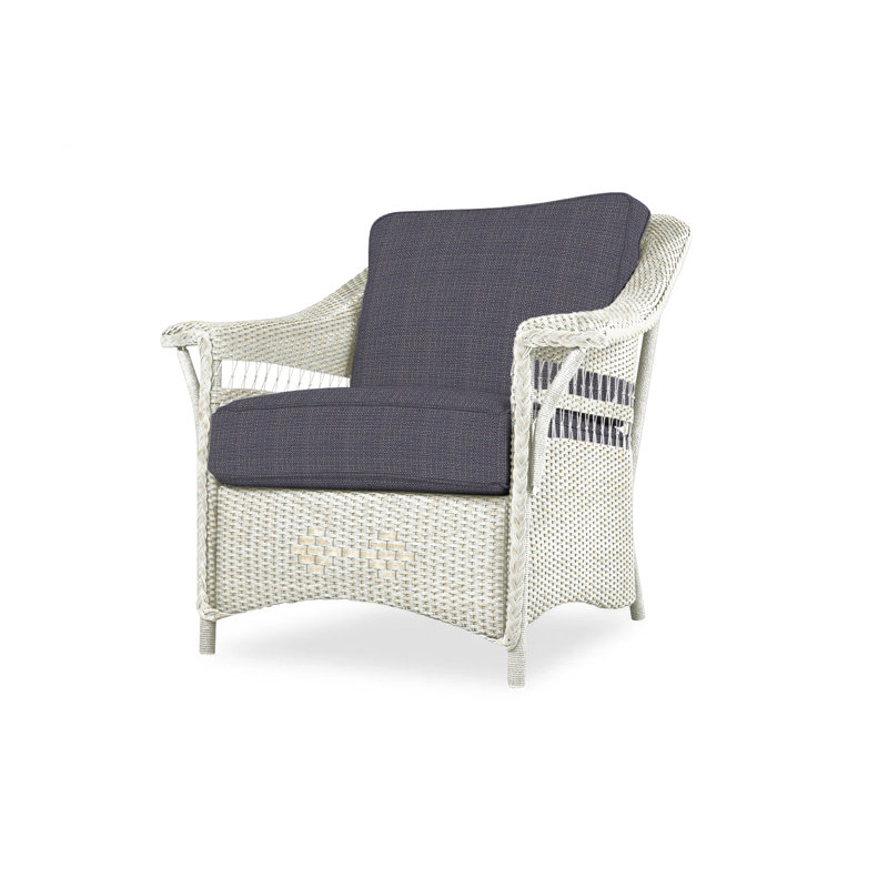 Nantucket Outdoor Lounge Chair, Beach Navy, Mink
