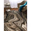 Tapis beige / brun en polypropylène tissé à la machine Aiobheann-1268000308