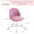 Randelle 21.85" W Teddy Fabric Swivel Task Chair -587230169