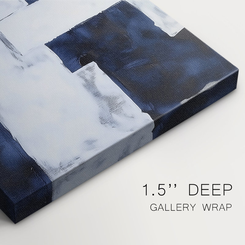 Série ABSTRACT DCC-XXXII - Toile tendue avec châssis de qualité supérieure - Prêt à être accroché, H 48 po x l 32 po