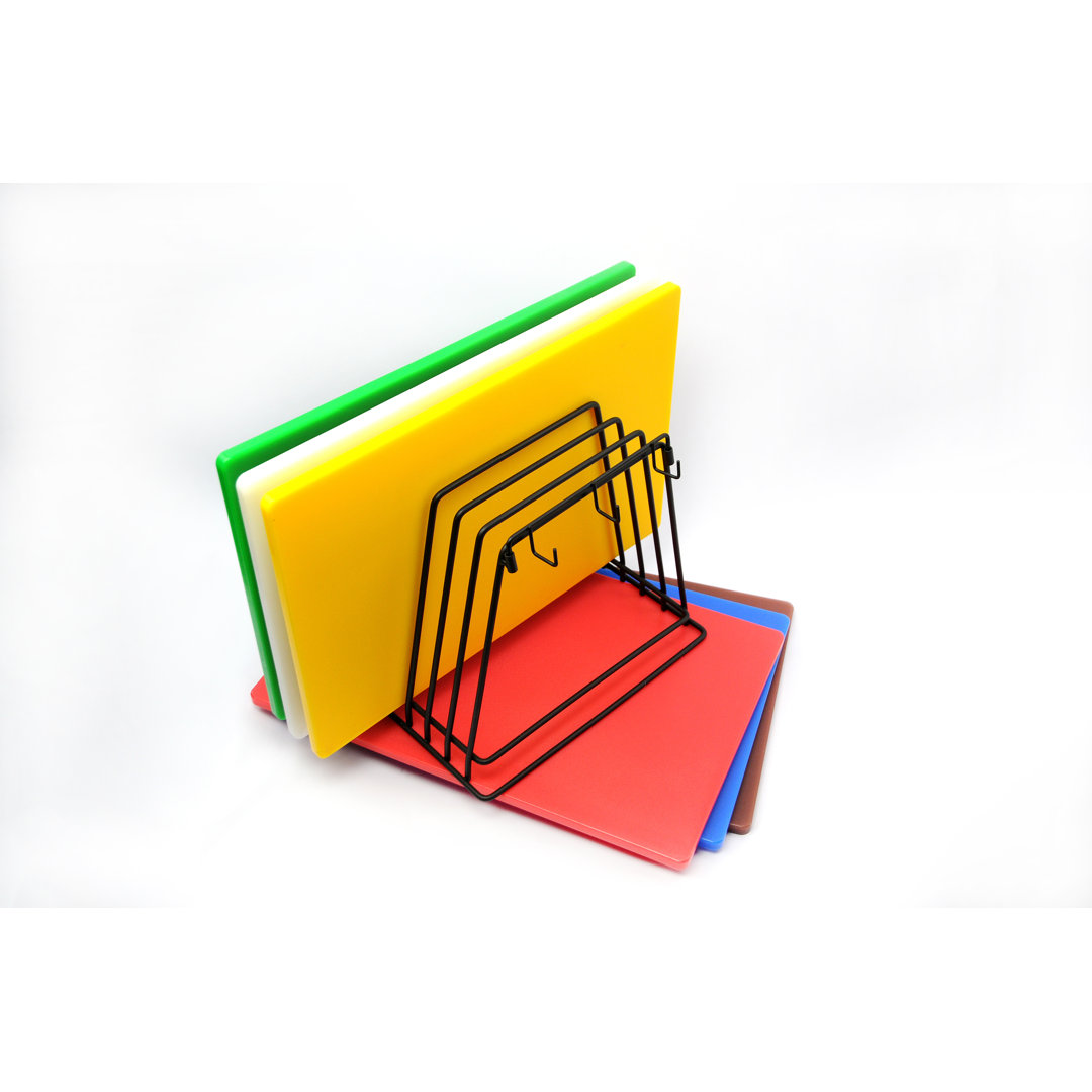 Belmoor 7-Piece Plastic Chopping Board Set