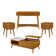 Ensemble de tables basses 4 pièces Kimbler