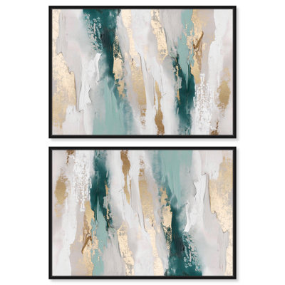 «Aurora in Motion I Set Canvas Modern Boho» par Art Remedy