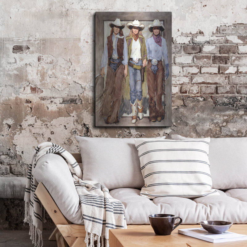 " Buckle Brigade " by J. E. Knauf, 36" H x 24" W
