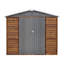 Remise extérieure 6 * 8Ft - Construction pratique et fonctionnelle