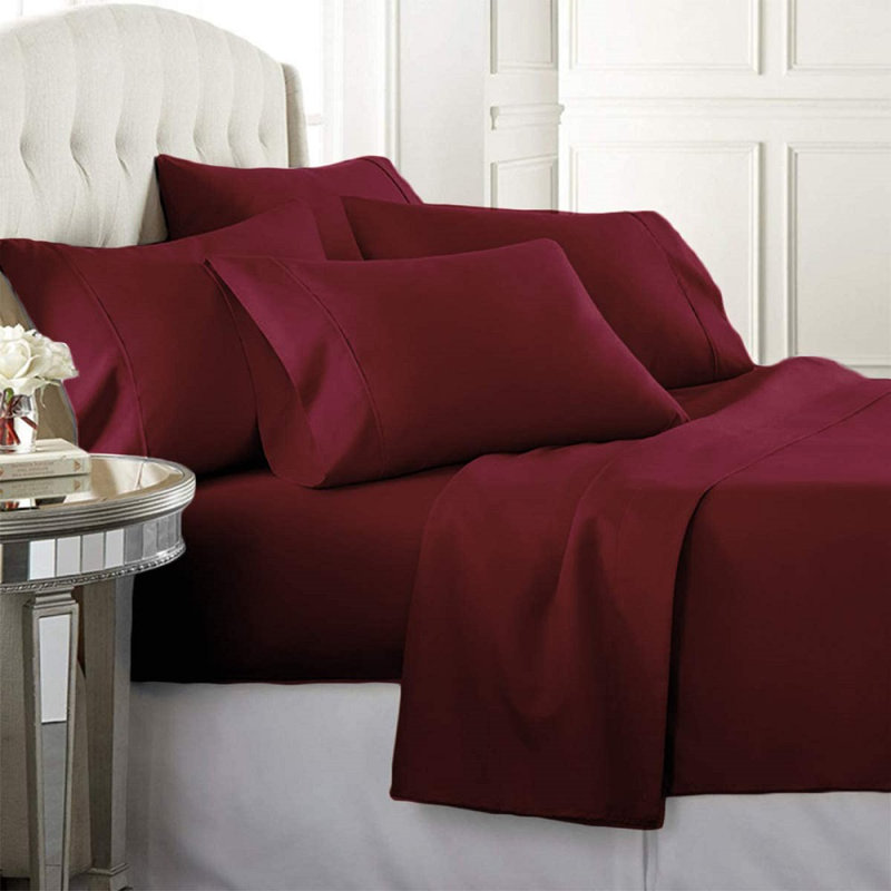 Dboze Cotton Blend Sheet Set, King , Black 