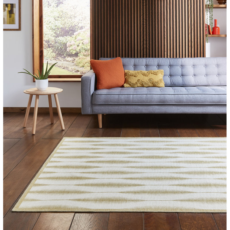 Scion Floral Digitally Printed 152cm X 230cm Area Rug, Yellow