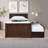 Twin Platform Bed W/ Trundle And Drawers (Fully Slated)-1587924577