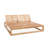Caldas Double Chaise Lounge - Natural-120338486
