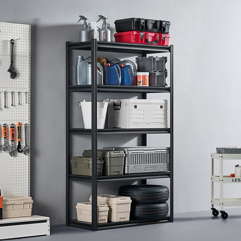 Tablettes de rangement à 5 niveaux, H 72 po x l 40 po x P 18 po