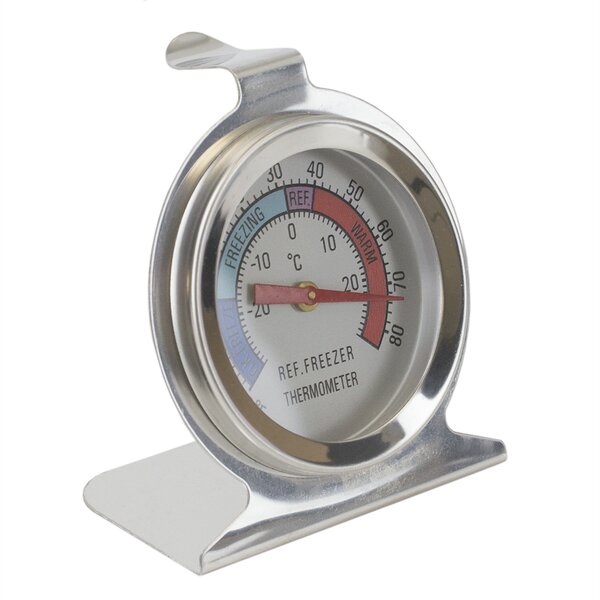 Stainless Steel Large Dial Freezer Refrigerator Thermometer Temperature  Gauge Tool
