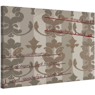 1 Piece Wrapped Canvas Wall Art