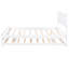 Lit plateforme blanc avec lit gigogne ajustable blanc-690203741