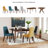 Jameila Extendable Solid Wood Base Dining Table