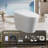 Tankless Smart Toilet With Built-In Bidet, Auto Flush, Heated Seat, Warm Water And Dry, Remote Control