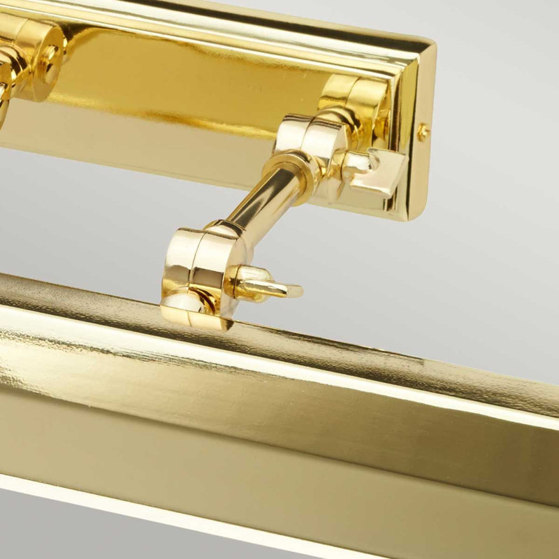 4-Light Wall Picture Light, Polished Brass