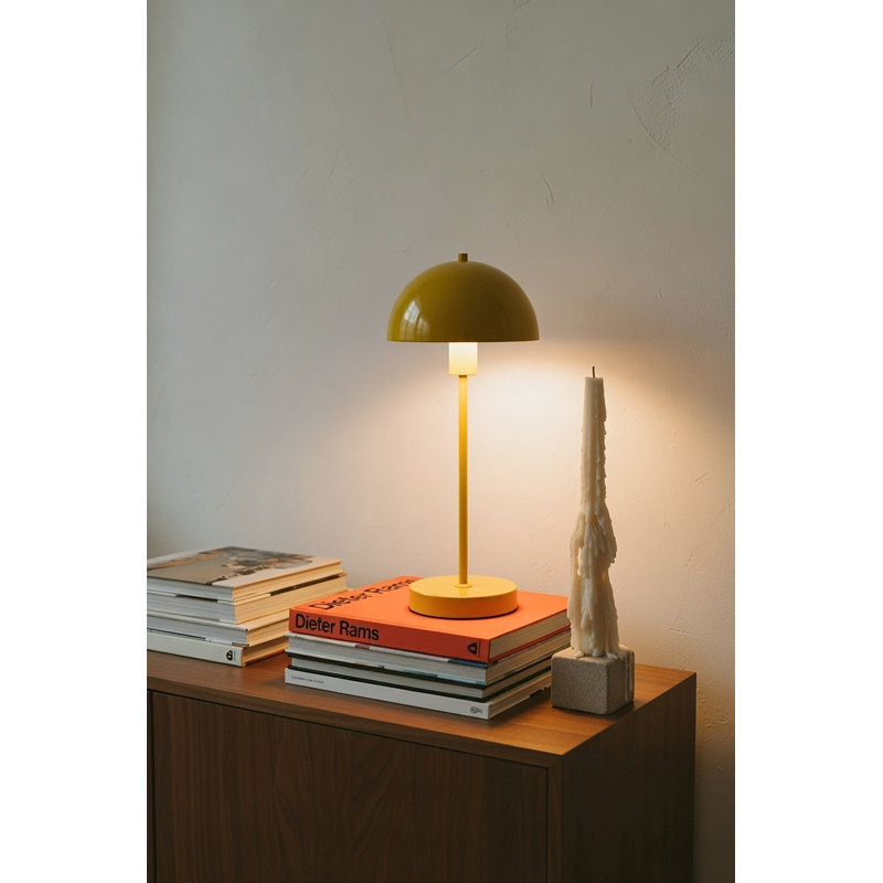 Vienda Metal Novelty Lamp, Yellow