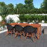Anautica Rectangular Long Eucalyptus Dining Set