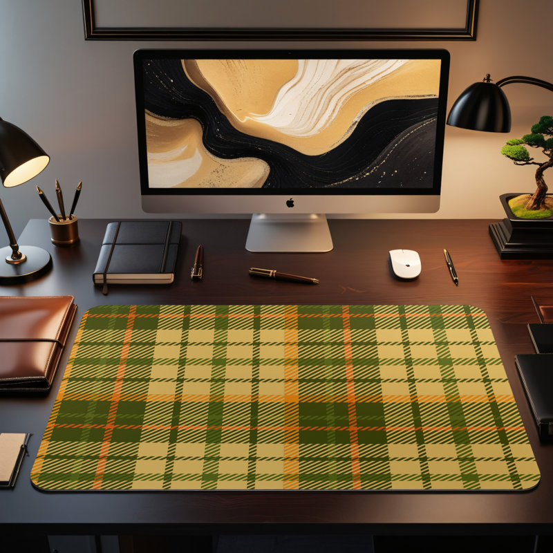 Polyester Desk Pad, 14.4x12.1
