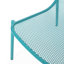 Chaises empilables, espace extérieur, l 26 po x P 22,26 po, chaises sarcelle à utiliser, stable, couleur