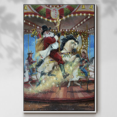 «Merry Go Round», reproduction sur toile flottante