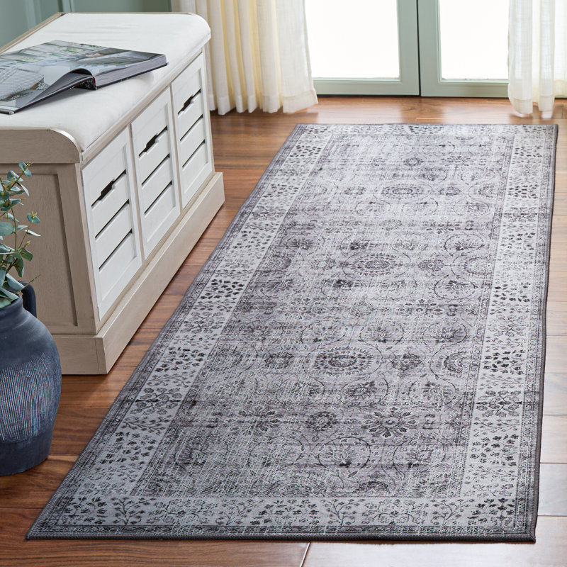 Tapis oriental performant lavable à la machine Tucson 204 M / W S / R, Tapis de couloir 2 pi 6 po x 8 pi