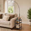 193cm Powder Coated Tray Table Floor Lamp-583664327