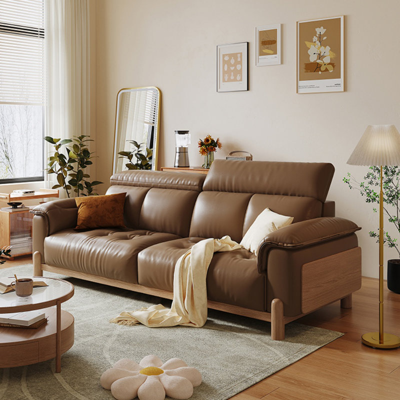 Canapé Minimalist Creative, Brun, H 37,8 po x l 110,24 po x P 39,37 po
